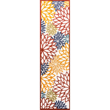 Minori Floral High-low Area Rug